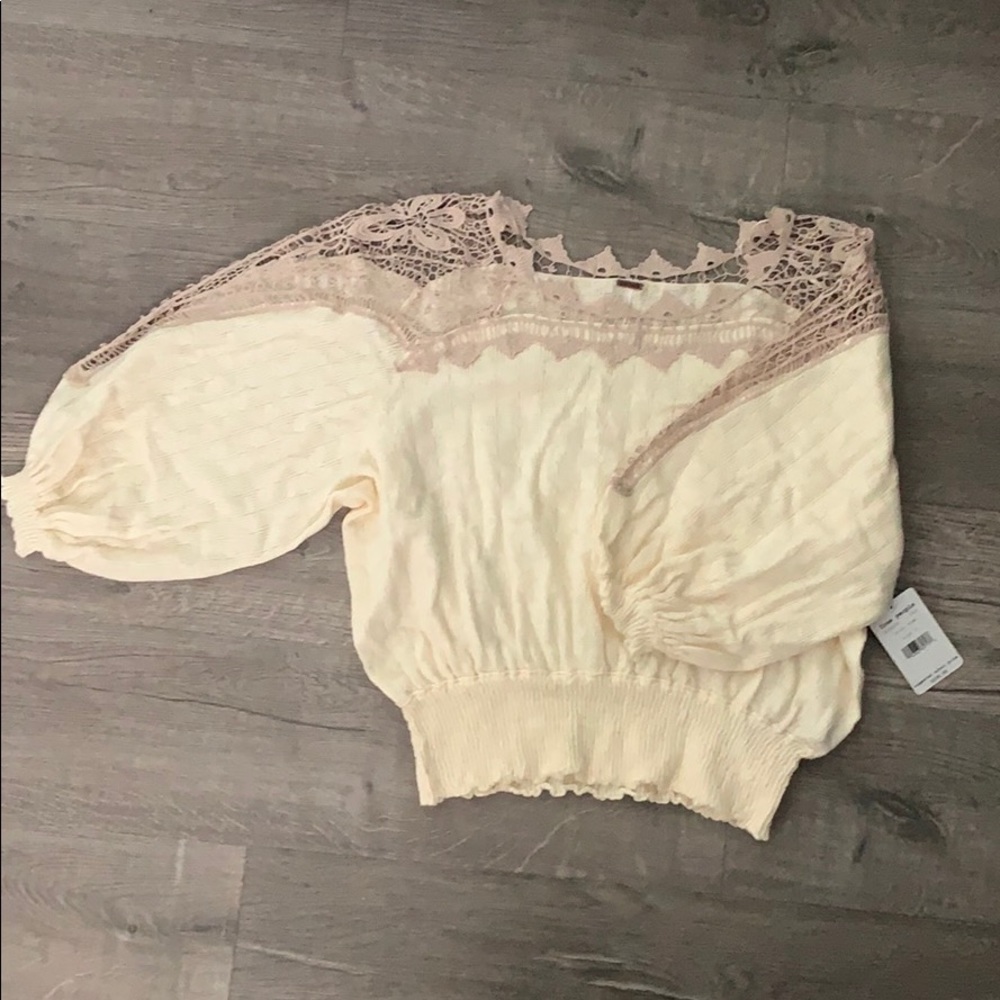 NWT Free People Light Knit Top